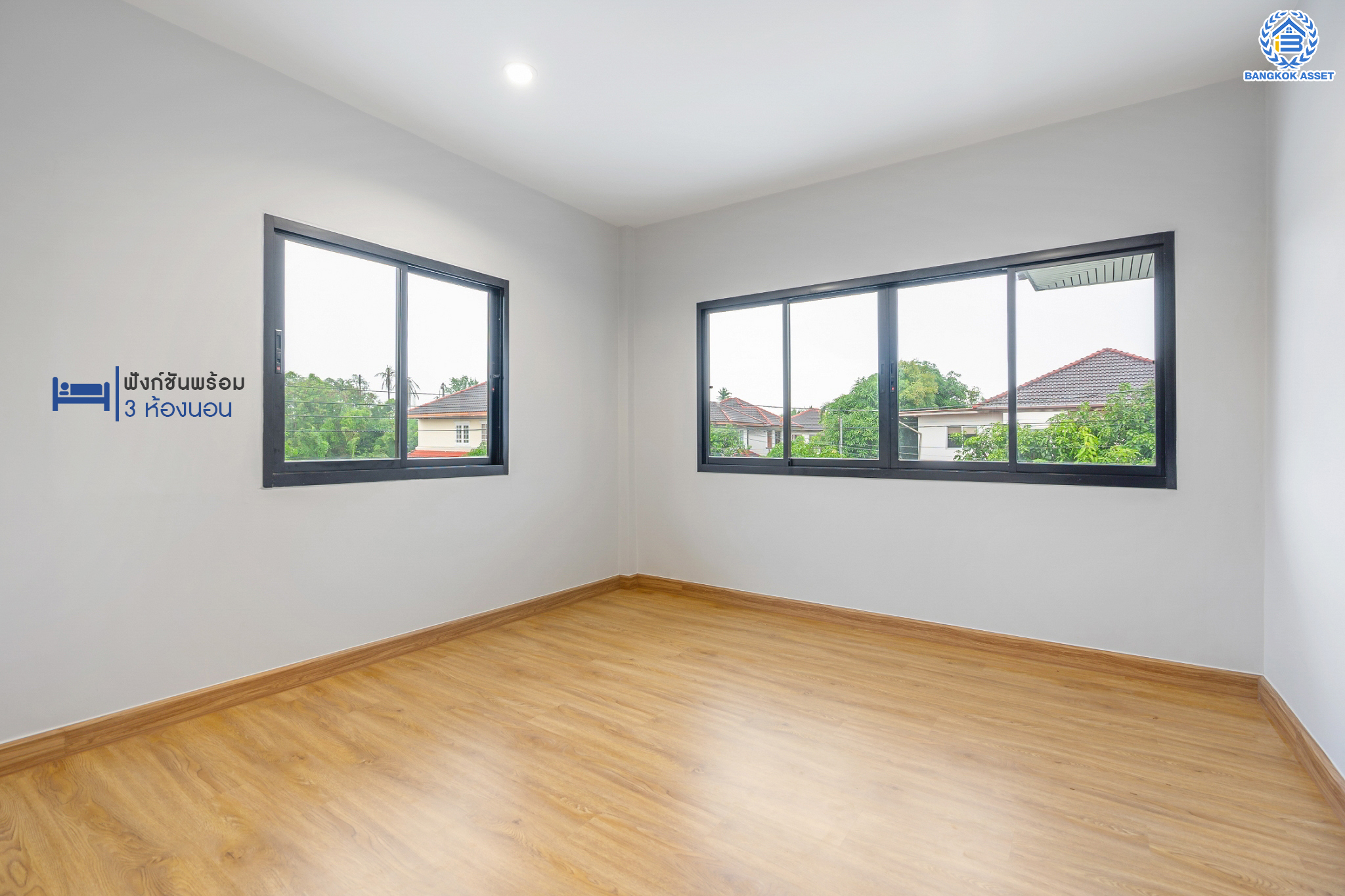 บ้านมือสองตกแต่งใหม่ ม.บ้านสาวิตรี พุทธมณฑลสาย3 หลังมุม เนื้อที่ 54.2 ตร.ว. ฟังก์ชัน 3 ห้องนอน 2 ห้องน้ำ จอดรถได้ 2 คัน บนทำเลใกล้ทางคู่ขนานลอยฟ้าบรมราชชนนี ม.มหิดล เซ็นทรัลศาลายา และรายล้อมด้วยสิ่งอำนวยความสะดวกครบ!…